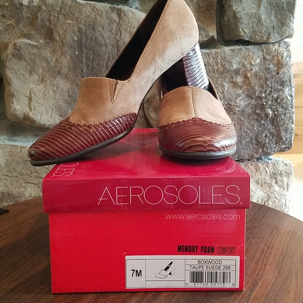 Aerosoles block heel shoes